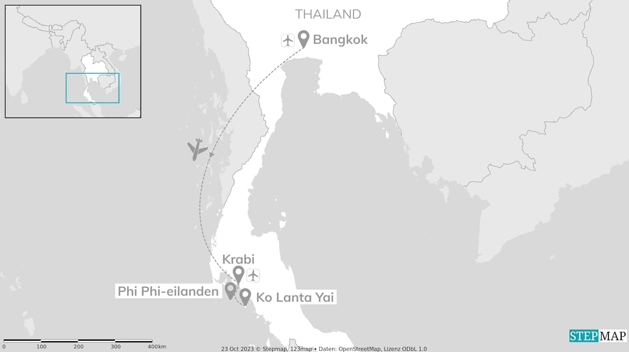 Zuid-Thailand: Bangkok, Krabi, Koh Lanta & Koh Phi Phi