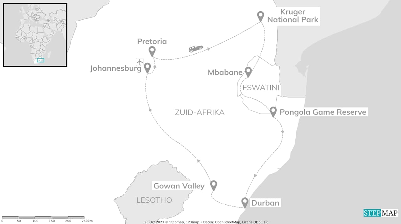 Zuid-Afrika & Eswatini: roadtrip naar de big five