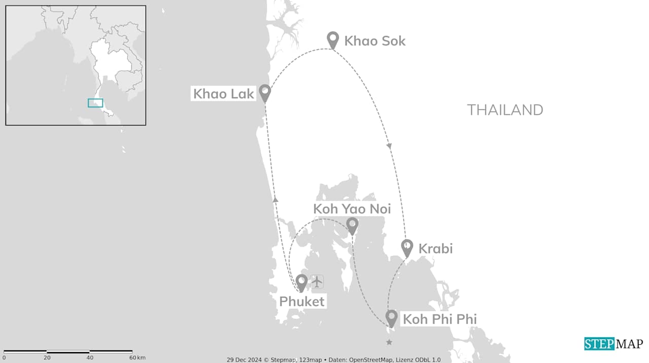 Ontdek Thailand: Khao Lak, Krabi & Koh Phi Phi