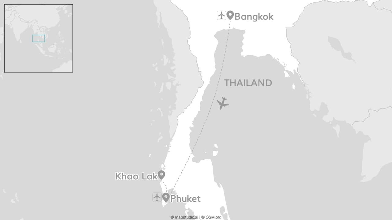 Bangkok & Khao Lak: tempels, tuktuks, stranden