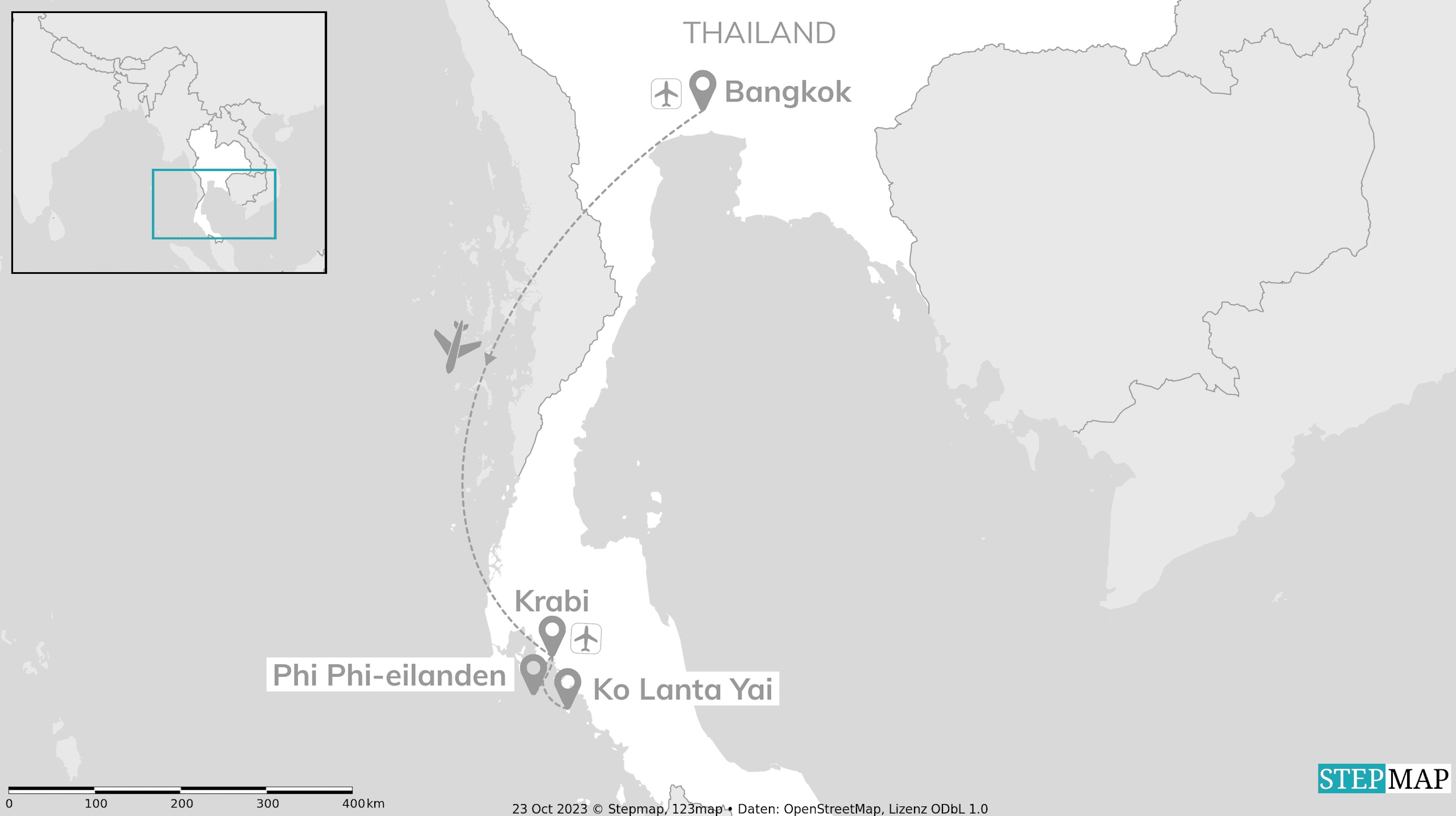 Zuid-Thailand: Bangkok, Krabi & Koh Lanta