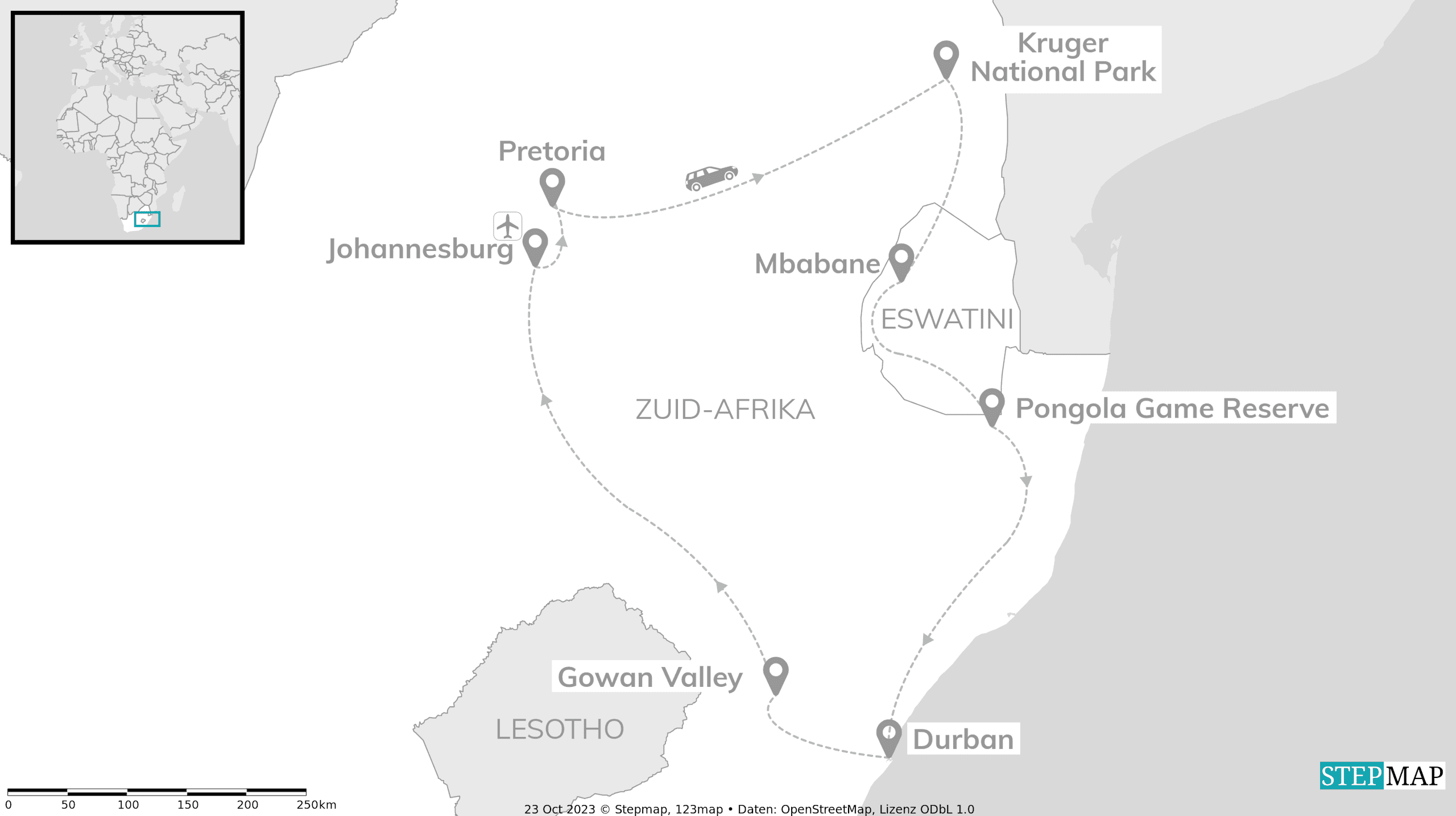 Zuid-Afrika & Eswatini: roadtrip naar de big five
