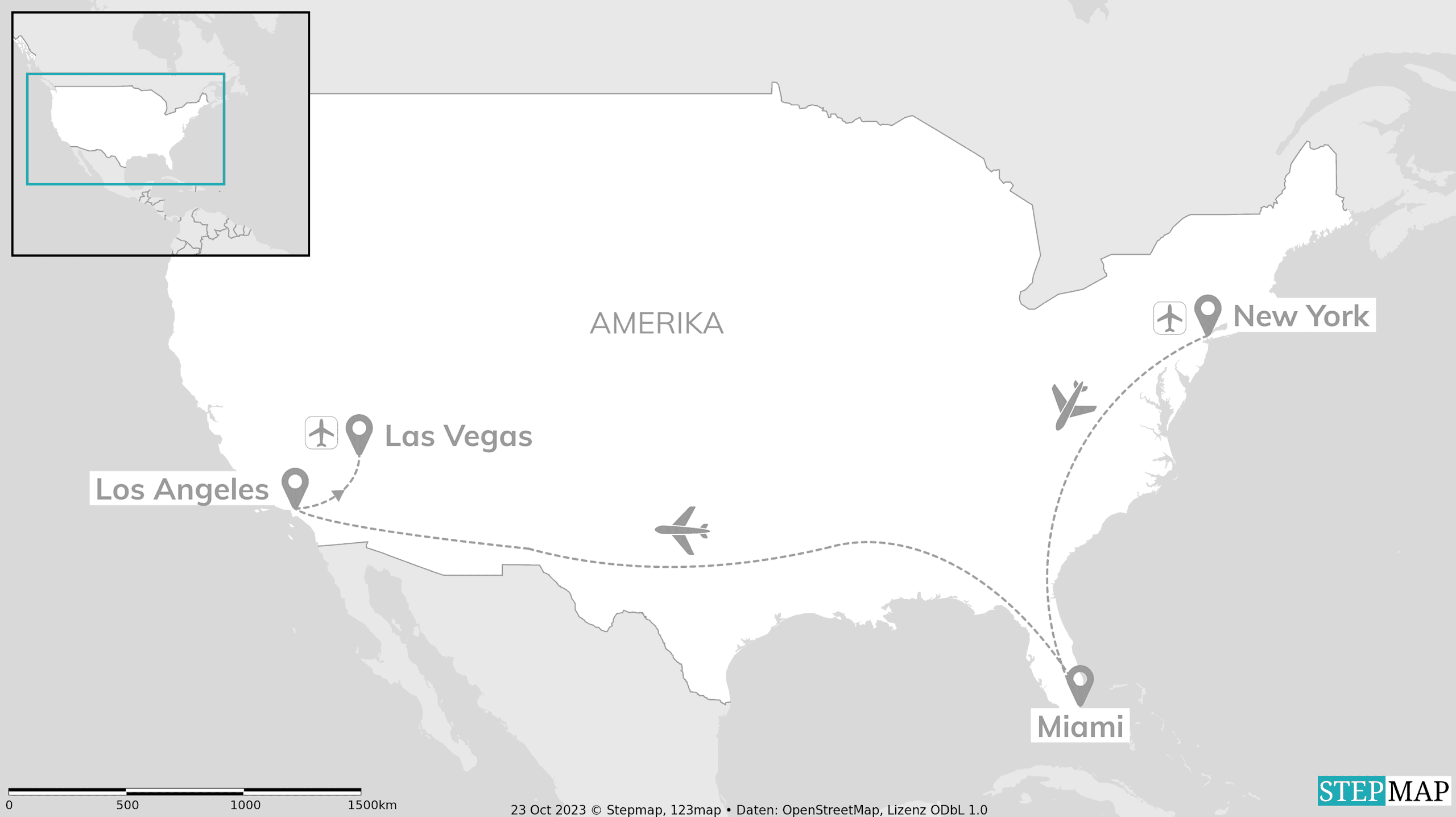 VS cityhoppen: Lady Liberty, Hollywood & Vegas