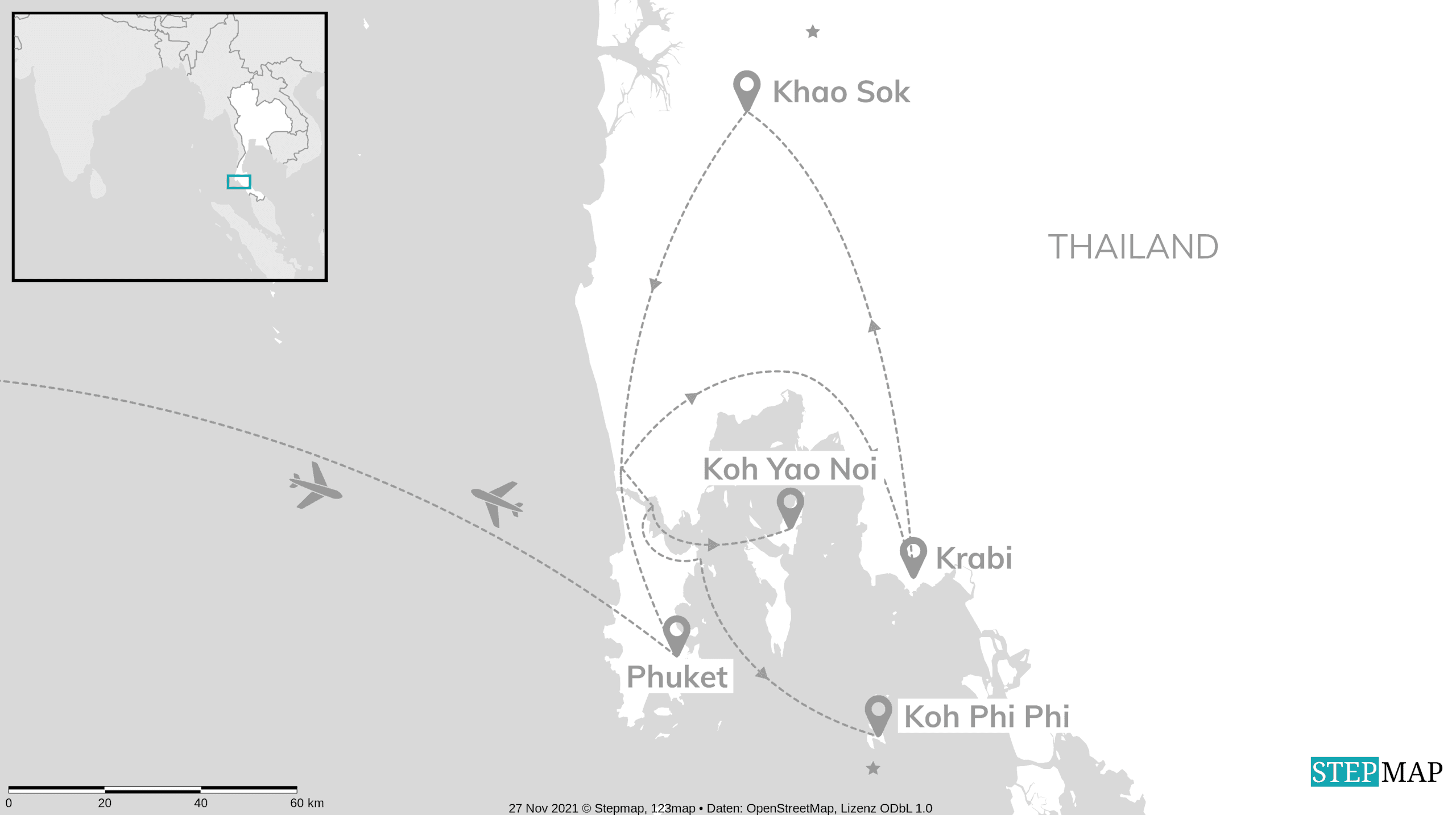Ontdek Thailand: Krabi, Koh Yao Noi & Koh Phi Phi