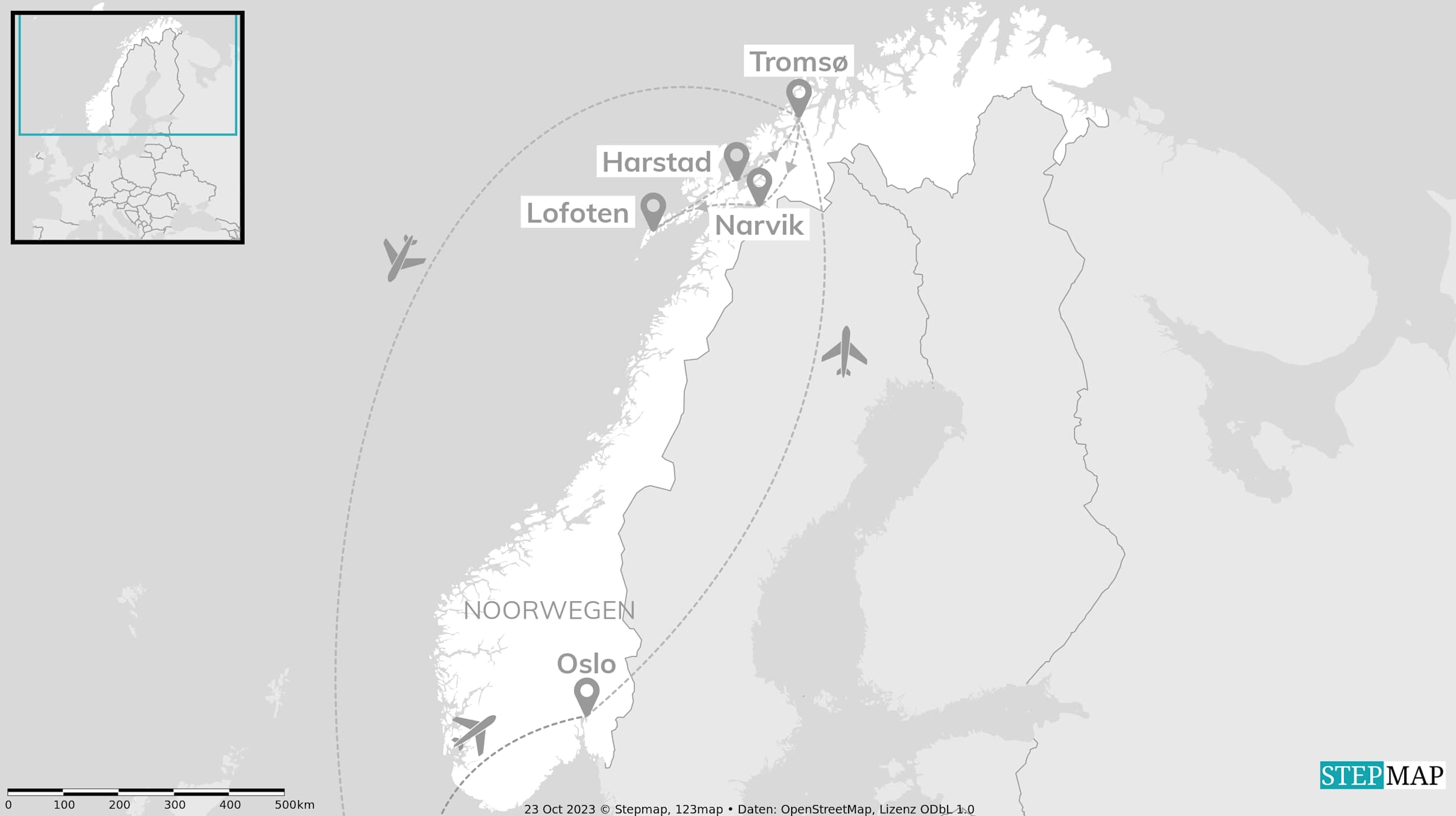 Hei, Norge: van Oslo tot Lofoten-roadtrip