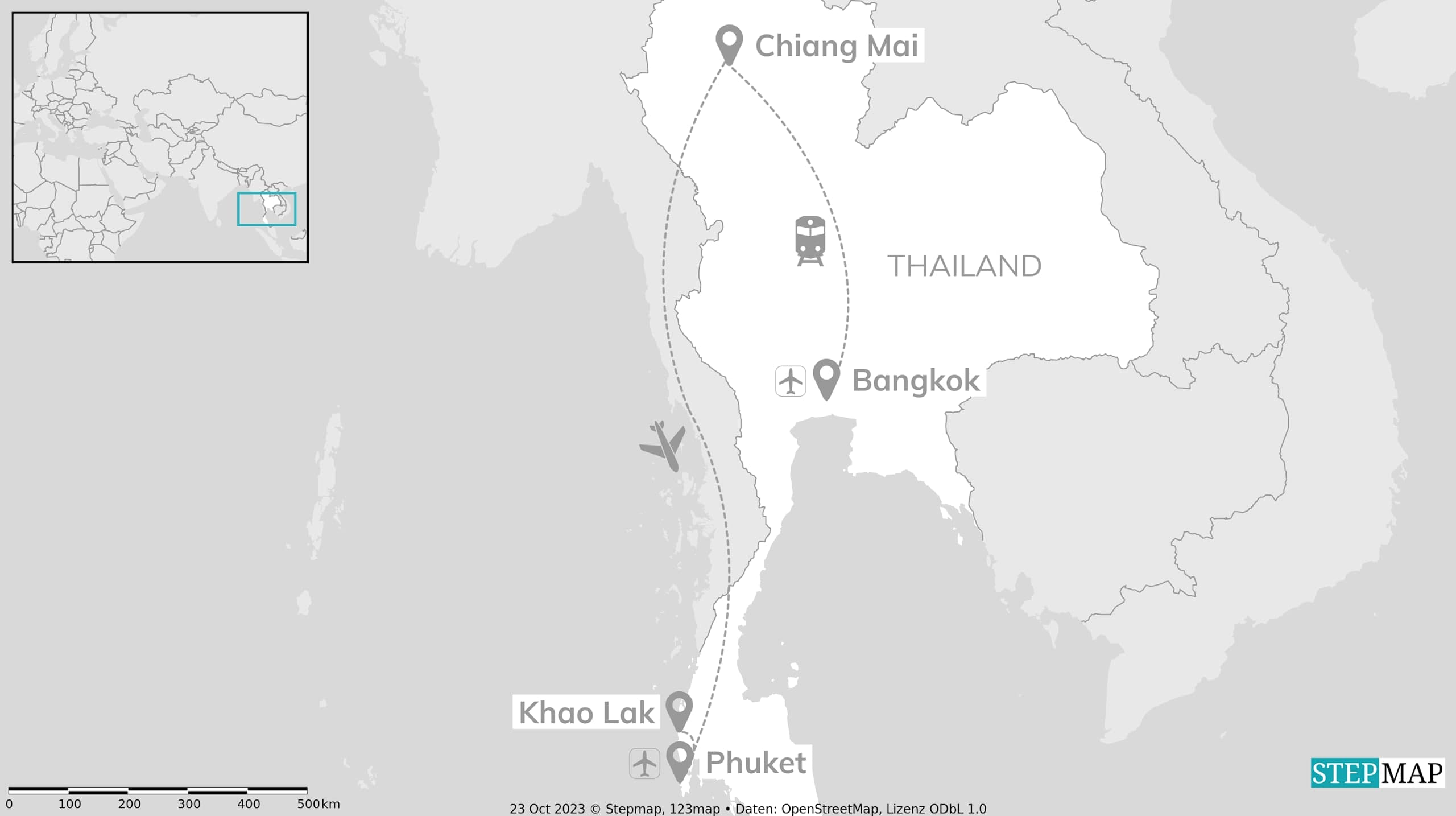 Thailands highlights: Bangkok, Chiang Mai & Khao Lak