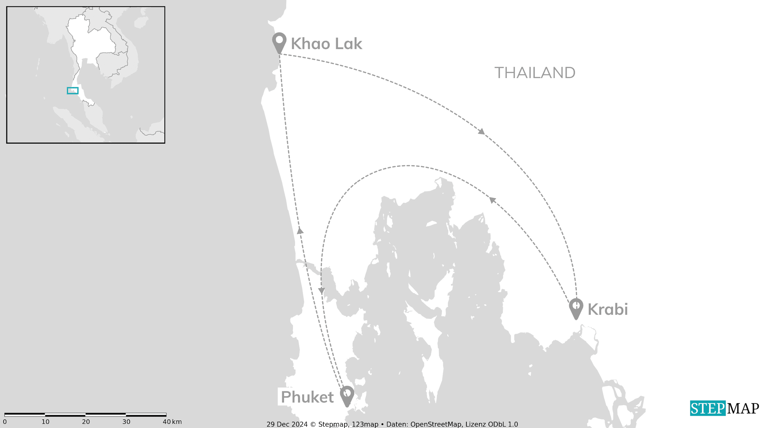 Thailand kusthoppen: Khao Lak, Krabi & Phuket