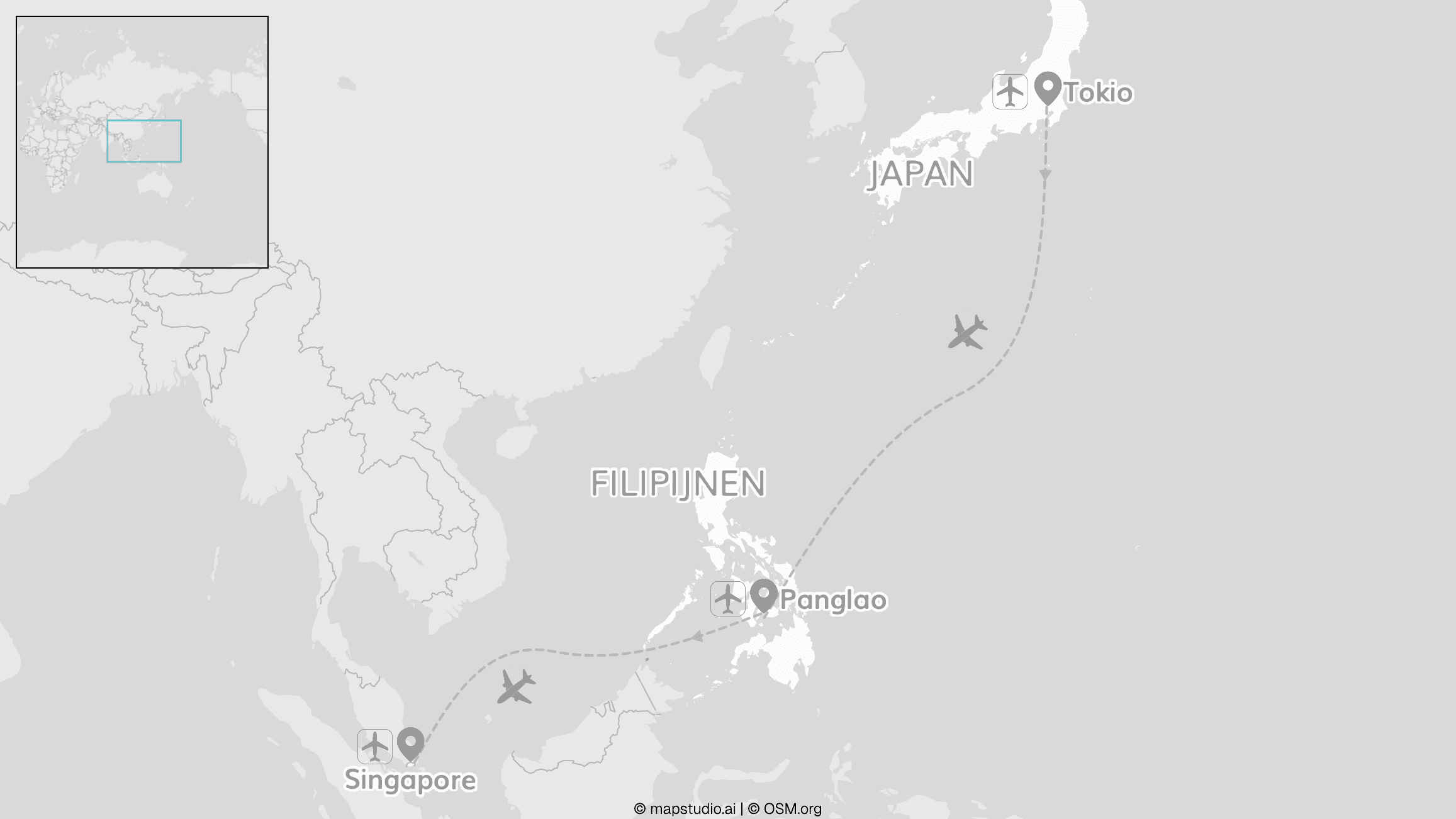 Japan, Filipijnen, Singapore: sushi, stranden & supertrees
