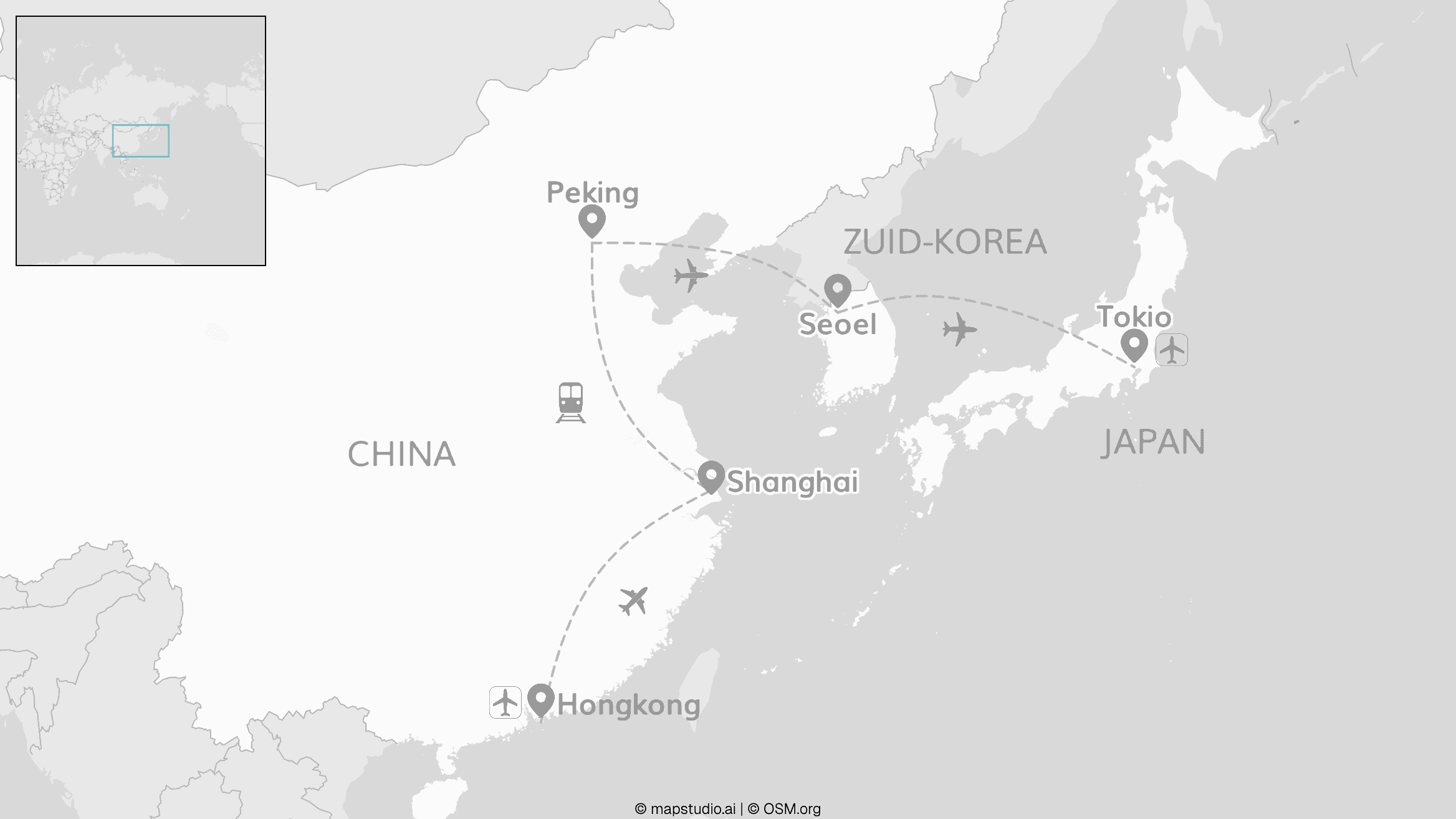 China, Zuid-Korea & Japan: wereldstad tot wereldwonder